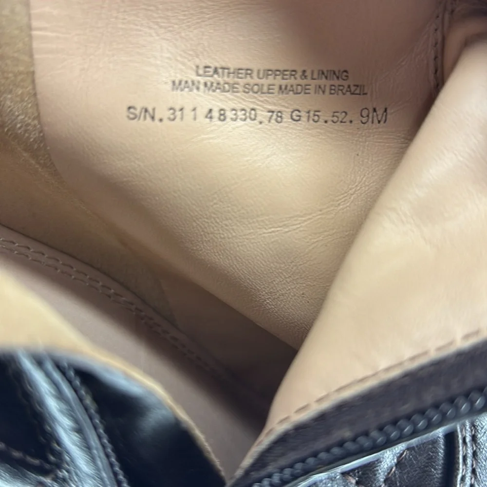 ✨ Tory Burch Leila Brown Quilted Leather Wedge Ankle Boots | Size 9M✨